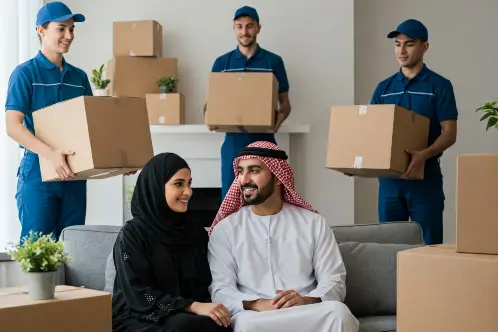 Family ready for home relocation