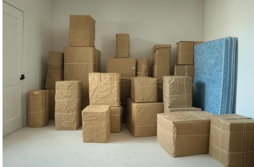 Luggage Packed in a room